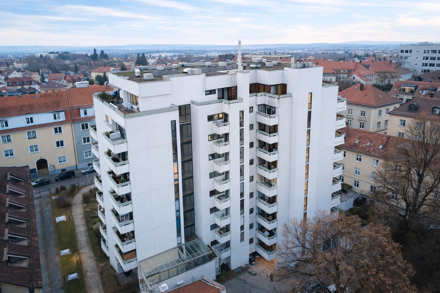 Wohnquartier in WEG-Verwaltung.